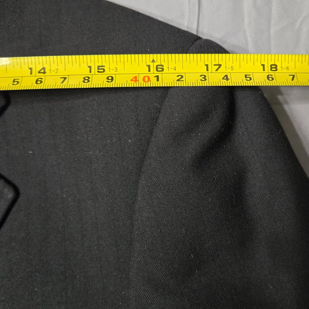 Zara Size 36 Mens Black Suit Blazer Coat - Picture 8 of 8
